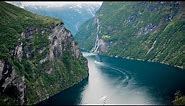 Driving up the Eagles's Road (Adlerkehre) to see the most beautiful Geiranger Fjord in Norway