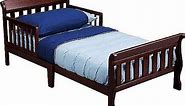 Delta Children Canton Toddler Bed with Attached Bed Rails, Greenguard Gold Certified, Dark Cherry