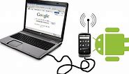 How to get internet on your laptop from your Android data package using a USB cable