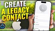 How to Create A Legacy Contact - iPhone, iPad, Mac