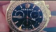 Versace gold watch