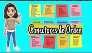✅​ LOS CONECTORES DE ORDEN | FUNCIÓN, TIPOS, EJEMPLOS