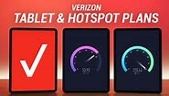 Verizon's Tablet and Hotspot Data Plans: Explained
