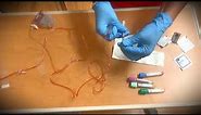 Arterial & Central Line Lab Draw Process Demonstration