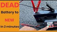 Lead Acid Battery Repair in 2 Minutes | Revive and Charge 6v 12v (Jump Repair)