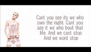 Miley Cyrus - We Can't Stop lyrics