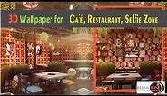 Cafe Wallpaper Restaurant Wallpaper Retail store Wallpaper designs