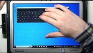 How to Open On-Screen Keyboard on Panasonic Toughbook?