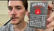 Smoking an Ark Royal Chocolate Black Flavored Cigarette - Review