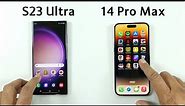 Samsung S23 Ultra vs iPhone 14 Pro Max Speed Test