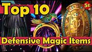 Top 10 Defensive Magic Items in DnD 5E