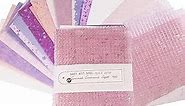 30Pcs Scrapbook Paper Texture Paper, A5 Sheet Mesh Fabric Mulberry Special Paper, Handmade Mesh Papers Scrapbooking Papers, Mulberry Mesh Fabric Used For Scrapbooking Art Card Making (Pink)