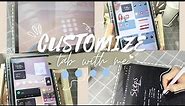 Customize Aesthetic Tab With Me🖌🎨 | Widgets & Canva Homepage Wallpapers (Tab S7) + Free Templates 🎫☁