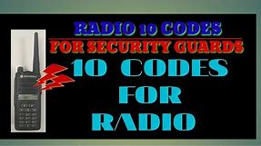 10 CODES FOR SECURITY GUARD/ BY ROMEO OSCAR PHIL.🇵🇭