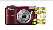 Nikon Coolpix L27 Digital Camera Unboxing & First Look