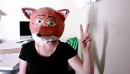 How to make a paper mache fox mask/head