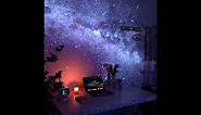 Galaxy Star Projector Night Light Planetarium with Time Setting, Lighting Effects and 360° Rotatable