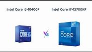 Intel Core i5-10400F vs i7-12700KF: Which one is worth buying?