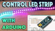 Use Addressable LED Strip with Arduino || Essential Engineering