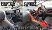Toyota Auris DIY interior trim change / upgrade