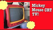 Mickey Mouse CRT TV set!