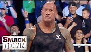 THE ROCK RETURNS TO SMACKDOWN! | WWE SmackDown Highlights 9/15/23 | WWE on USA