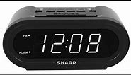 ⏰🕧💤📝#Review-Sharp Accuset Alarm Clock with Display Dimmer-Model SPC 476A