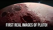 NASA Reveals First Real Pictures of Pluto!