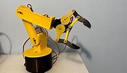 4 Axis Robot Arm using Arduino and Bluetooth (3D Printed)