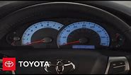2007 - 2009 Camry How-To: Instrument Panel Lighting | Toyota