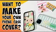 use pretty papers to MAKE CUSTOM PHONE CASE COVERS for pennies!!