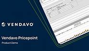 Vendavo Pricepoint - Product Demo