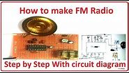 How to make fm radio easy at home - simple step with circuit diagram