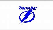 How to Draw the Tampa Bay Lightning Logo