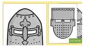 Medieval Knights Role Play Masks