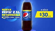 Pepsi - Pepsi Retornable de 2,5 L a $30*, disfrútala con...
