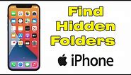 How to find hidden folders on iPhone and see hidden files on iPhone