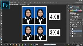Cara Membuat Ukuran Pas Foto 4x6 dan 3x4 di Photoshop