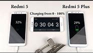 Redmi 5 and Redmi 5 Plus Battery Test