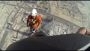 Climbing to the Top of the Burj Khalifa -The World's Tallest Building | Behind-the-Scenes