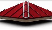 How to Install Standing Seam Metal Roofing - Hip Cap