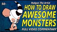 50- HOW TO DRAW AWESOME MONSTERS