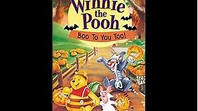 Opening to Winnie the Pooh: Boo to You Too! 2001 VHS