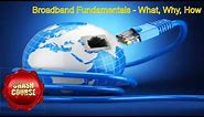 What is BROADBAND | Broadband Connection | Broadband Tutorial | Broadband basics | Throughput | ADSL