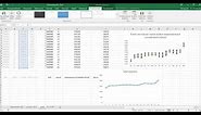 Słupki błędów na wykresie Excel