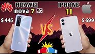 huawei nova 7 5g vs iphone 11