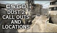 CSGO Dust 2 Callouts And Locations 2020