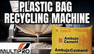 Plastic bag opening machine / Cement bag opener / Bag cutting machine
