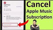 How to Cancel Apple Music Subscription
