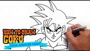 How to Draw Goku from Dragon Ball - Step by Step Video